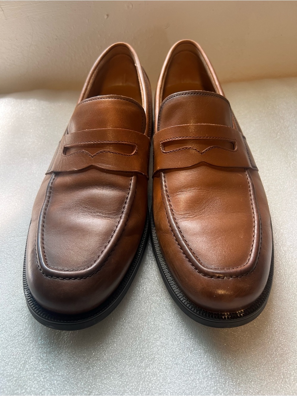 Cole Haan Men's Hawthorne Penny Loafer CH British Tan Leather size 10.5